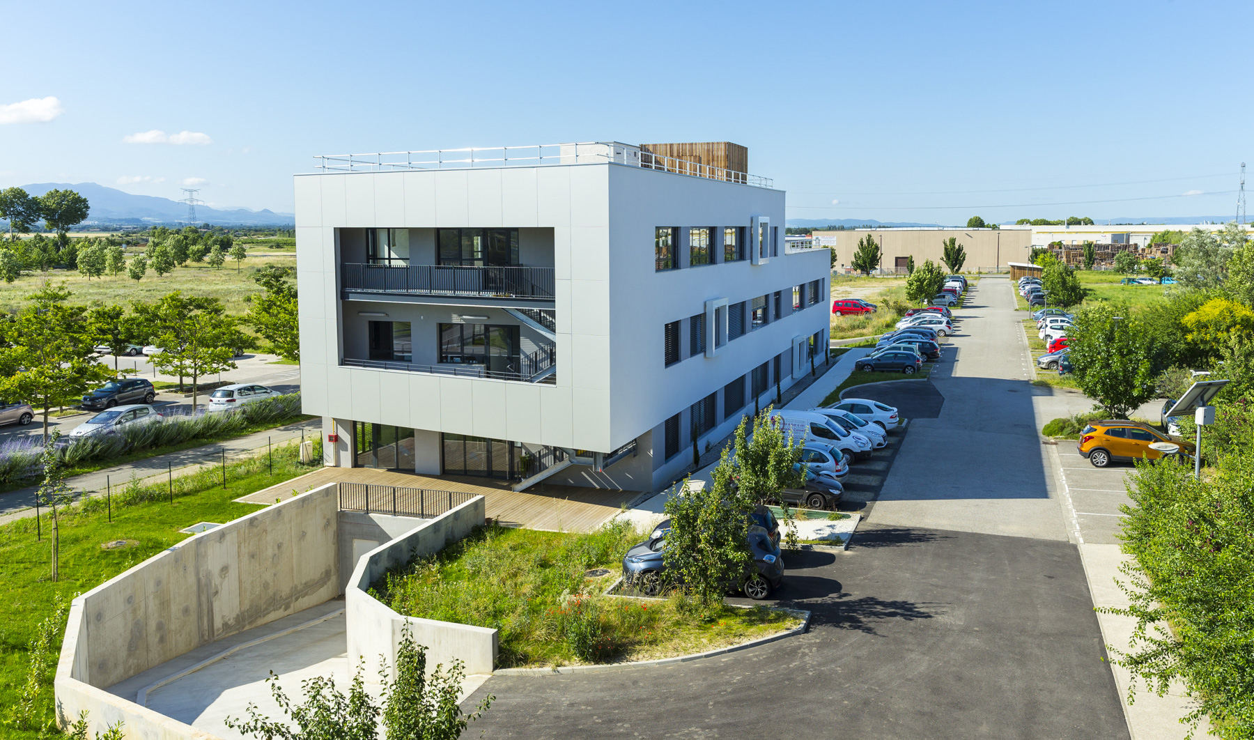 Construction des bureaux de la pépinière – Rovaltain-gare TGV (26)